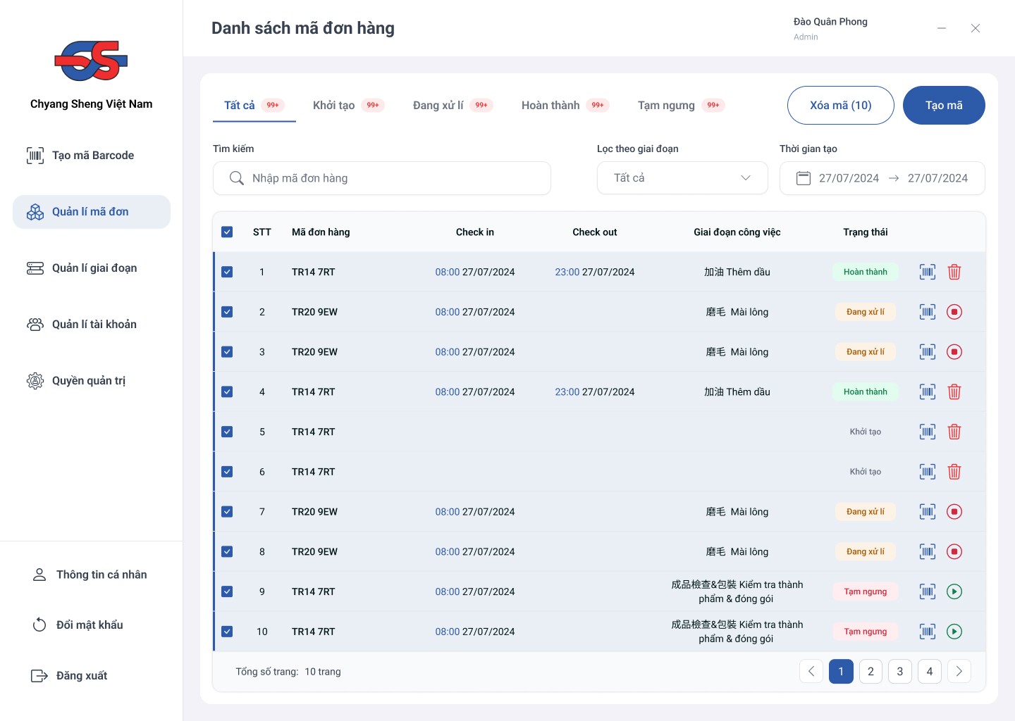 Results inquiry: persona's results
