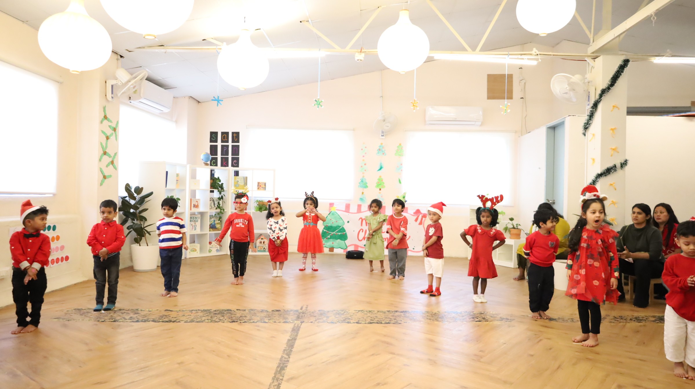 An early-years learning room.