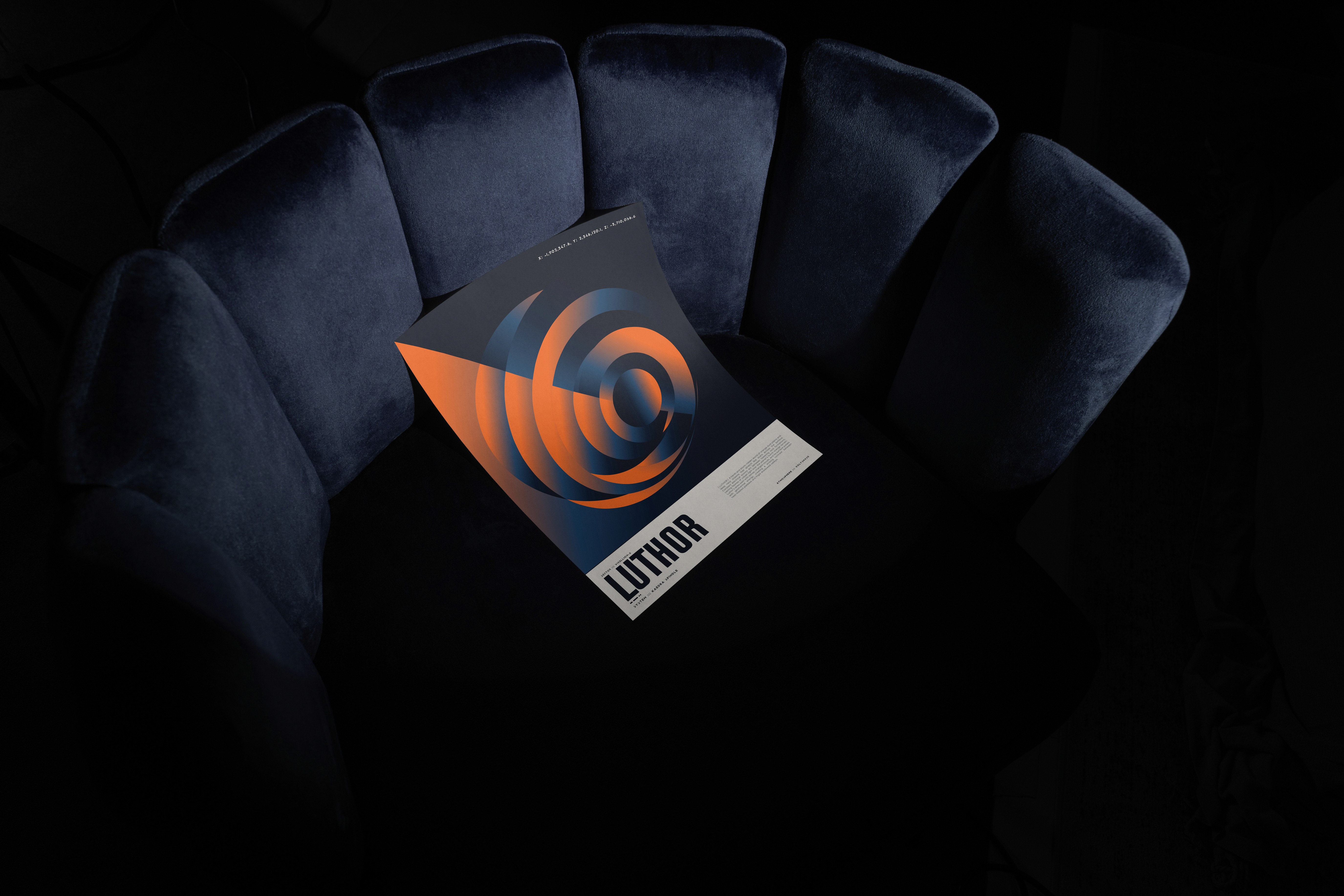 Black and white wave