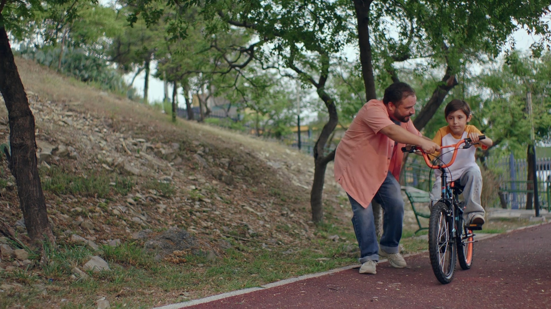 Hero frame from Home Depot campaign produced by Antimateria Films, capturing detailed production design, natural performances, and crafted cinematic depth.