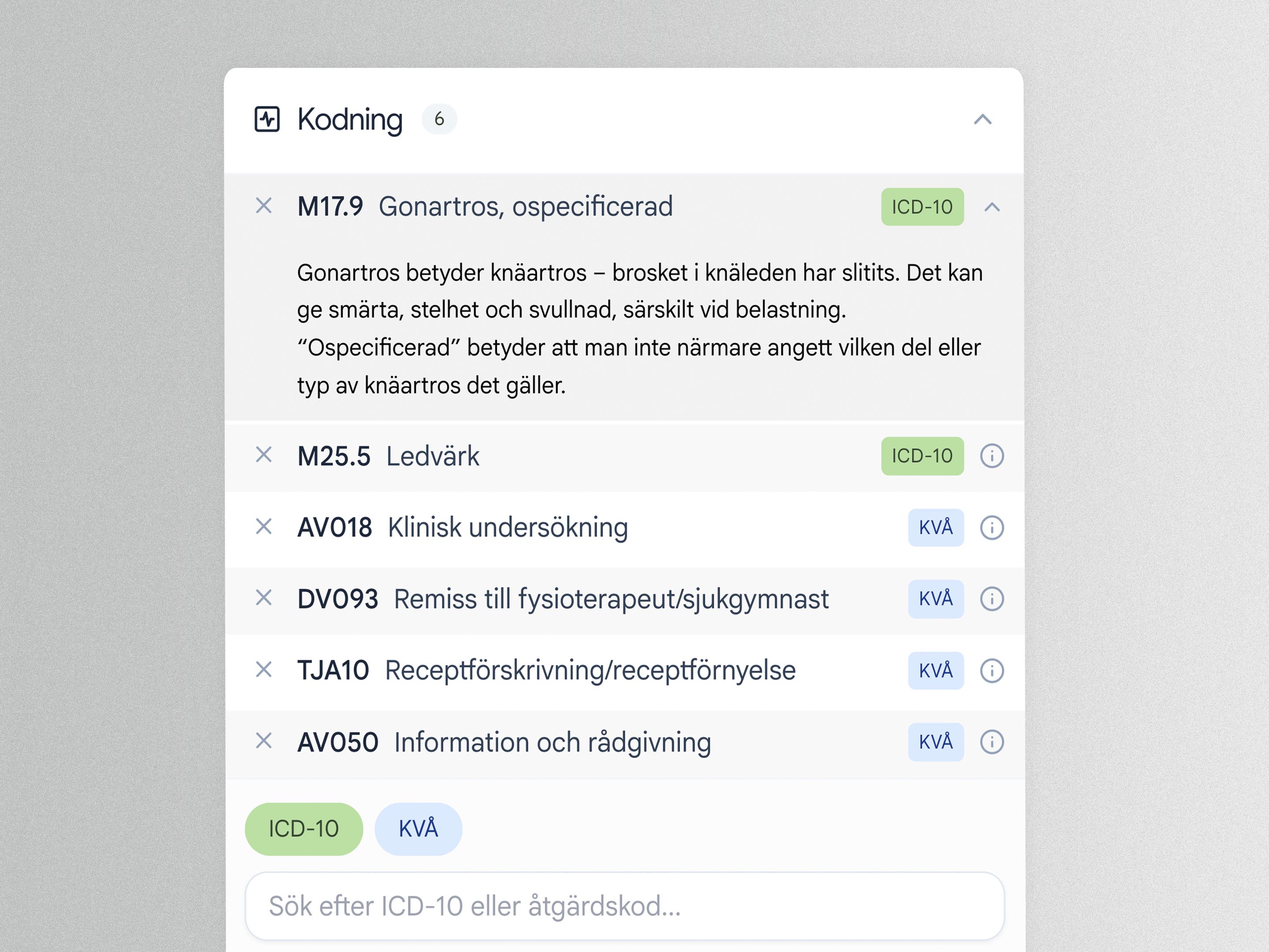 Recnote Kodningsassistent
