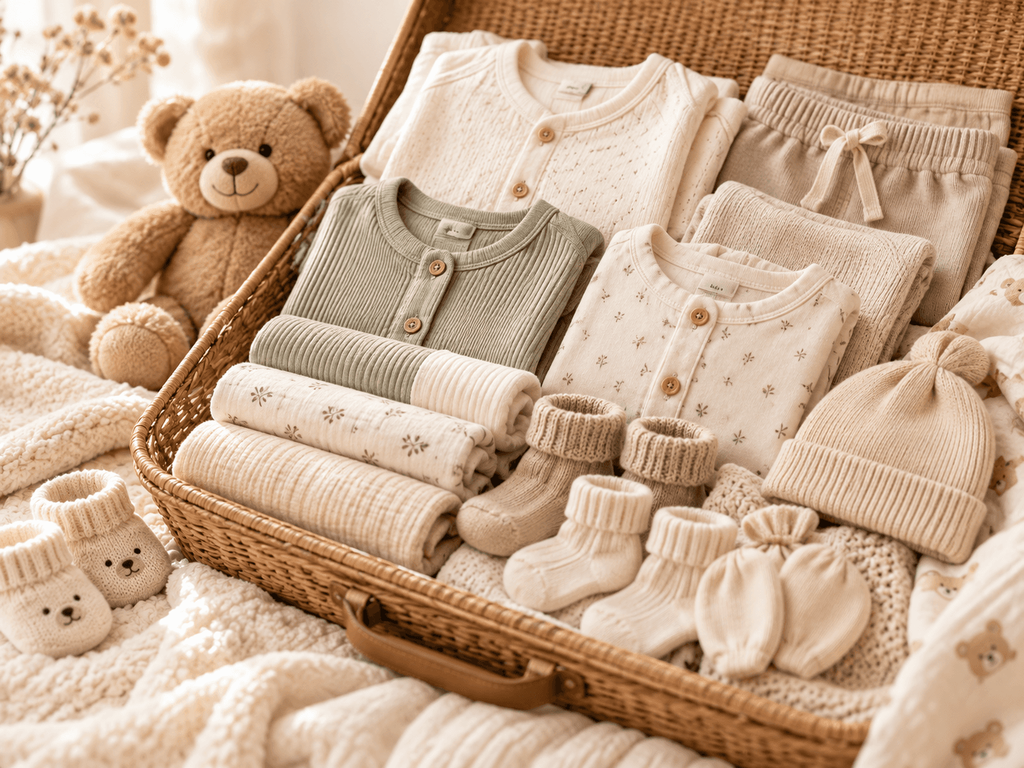 Babykleidung für die Erstausstattung