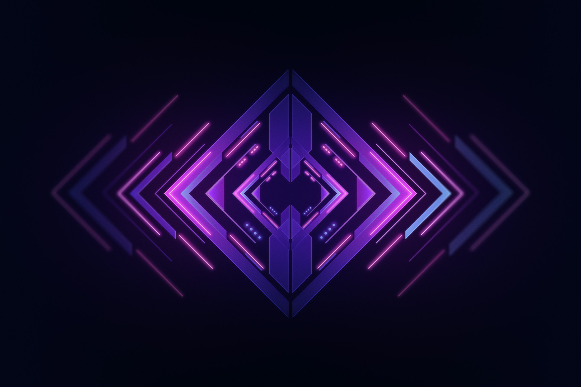 Dark abstract geometric brand identity image