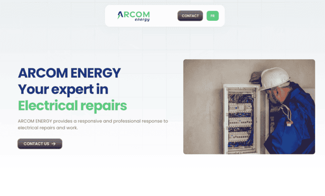 site web Arcom energy
