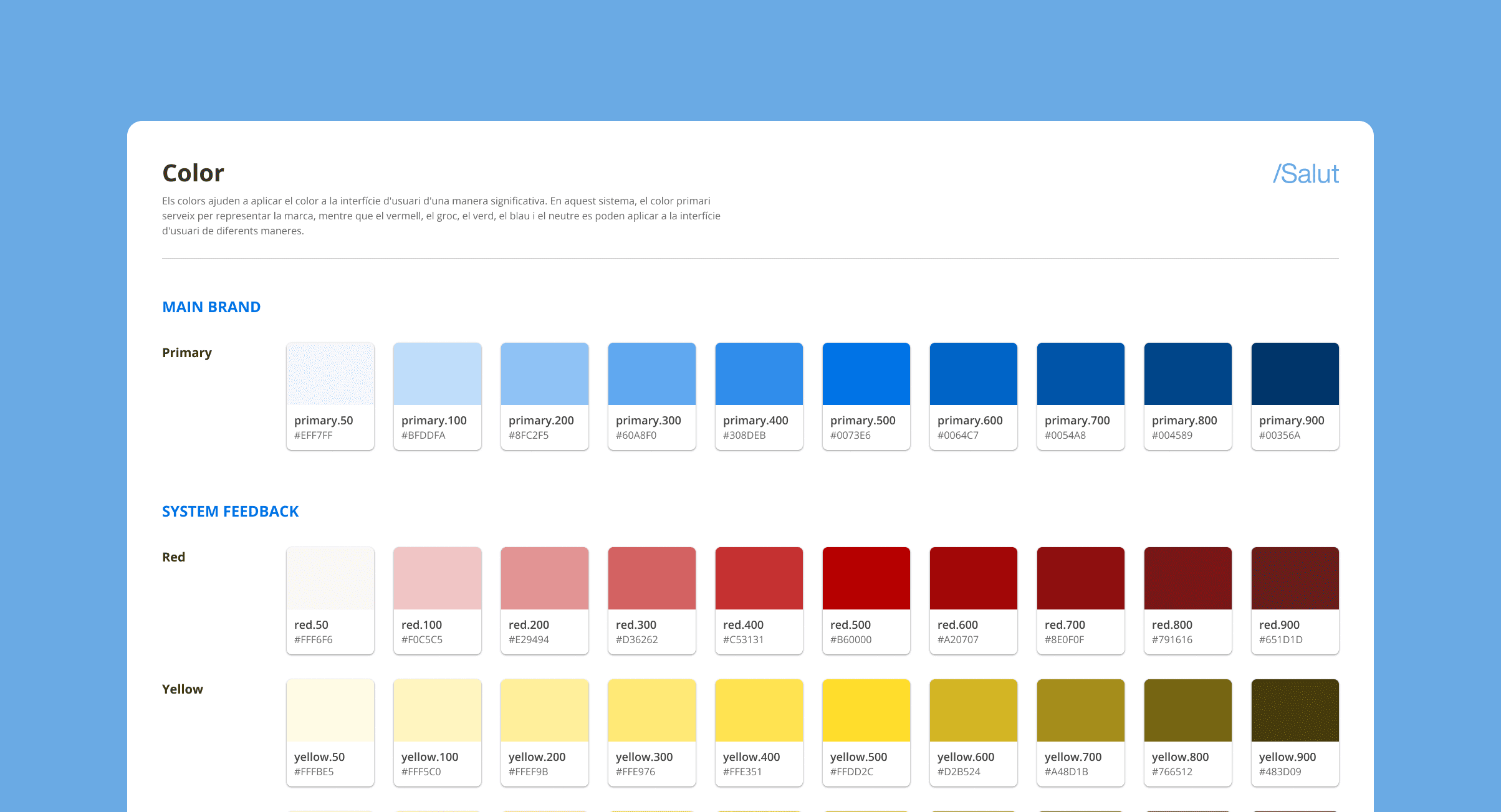 Salut Foundations Example