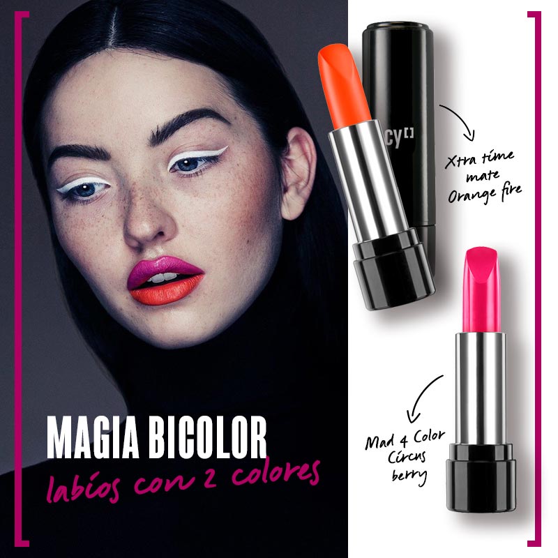 Magia bicolor: labios con dos colores | Fuente: Google Image