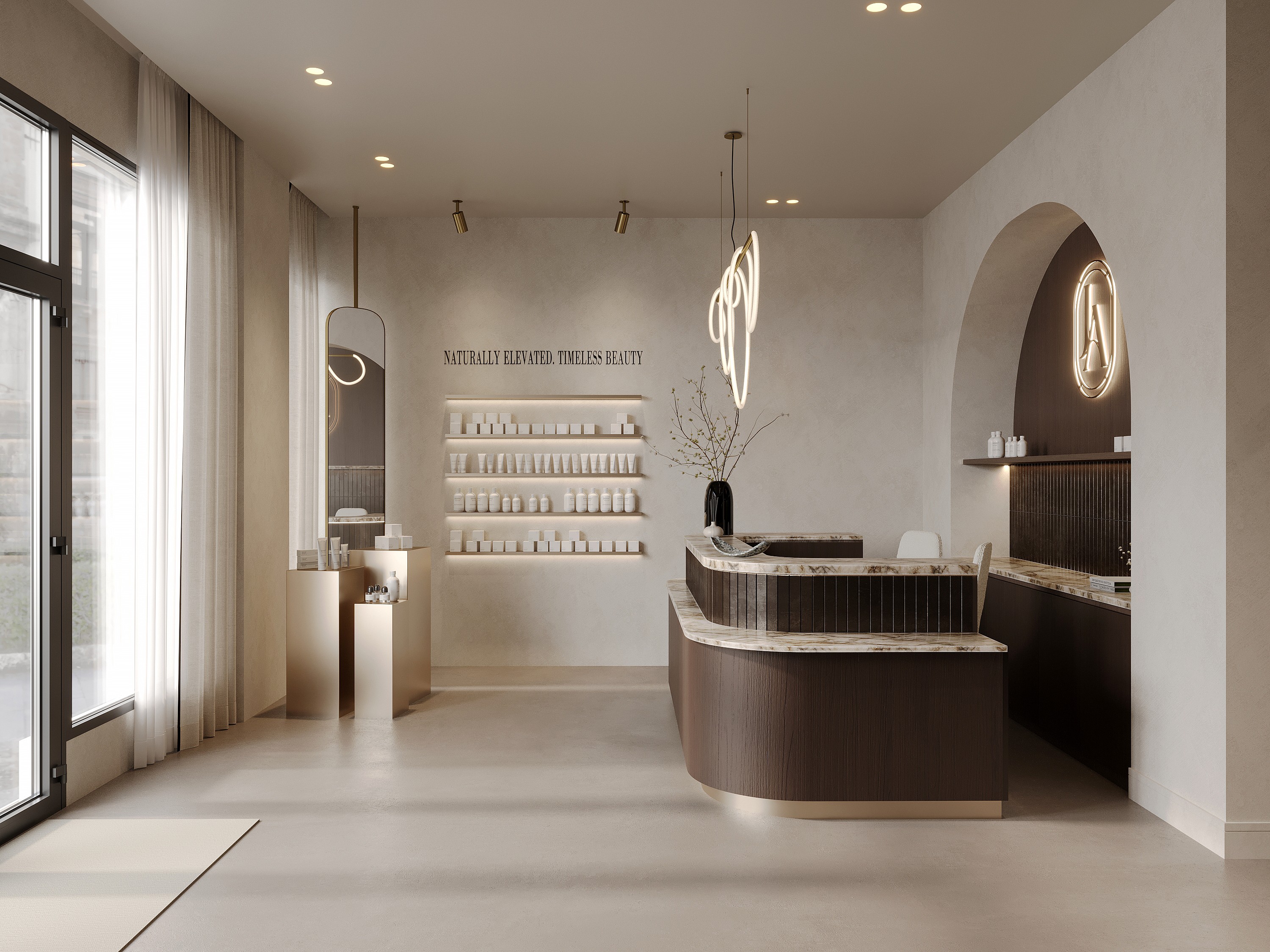 Spa treatment room