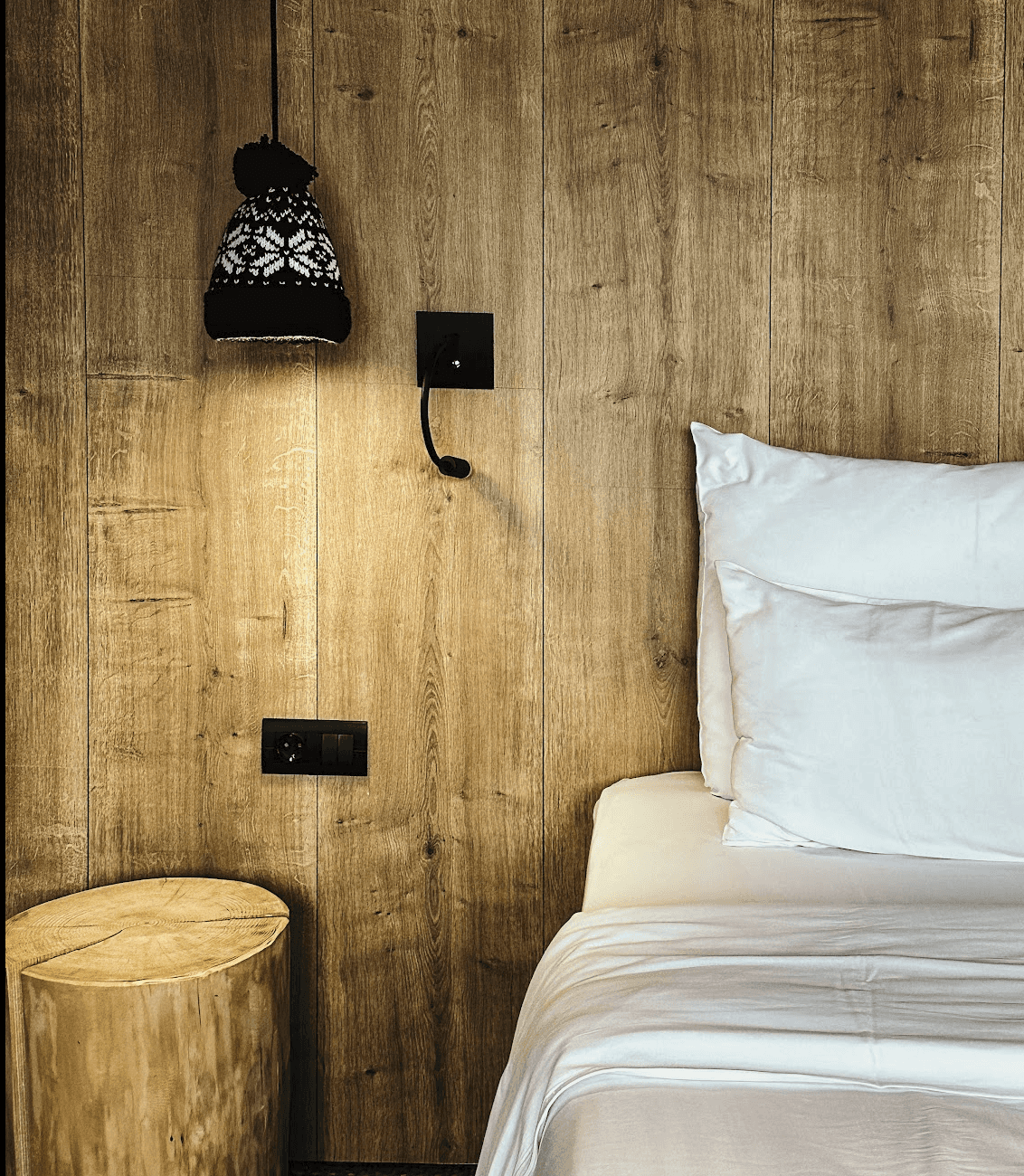 Cozy boutique hotel lounge