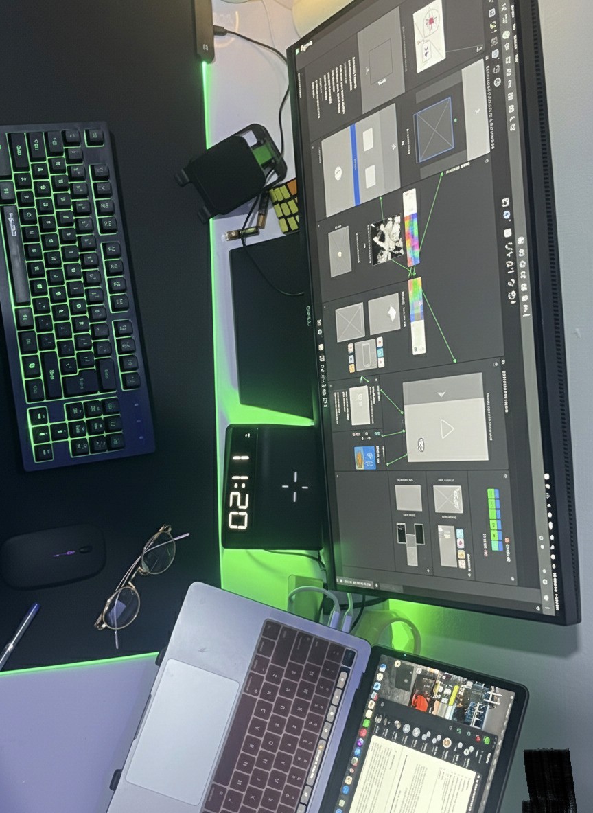 Portrait of portfolio creator