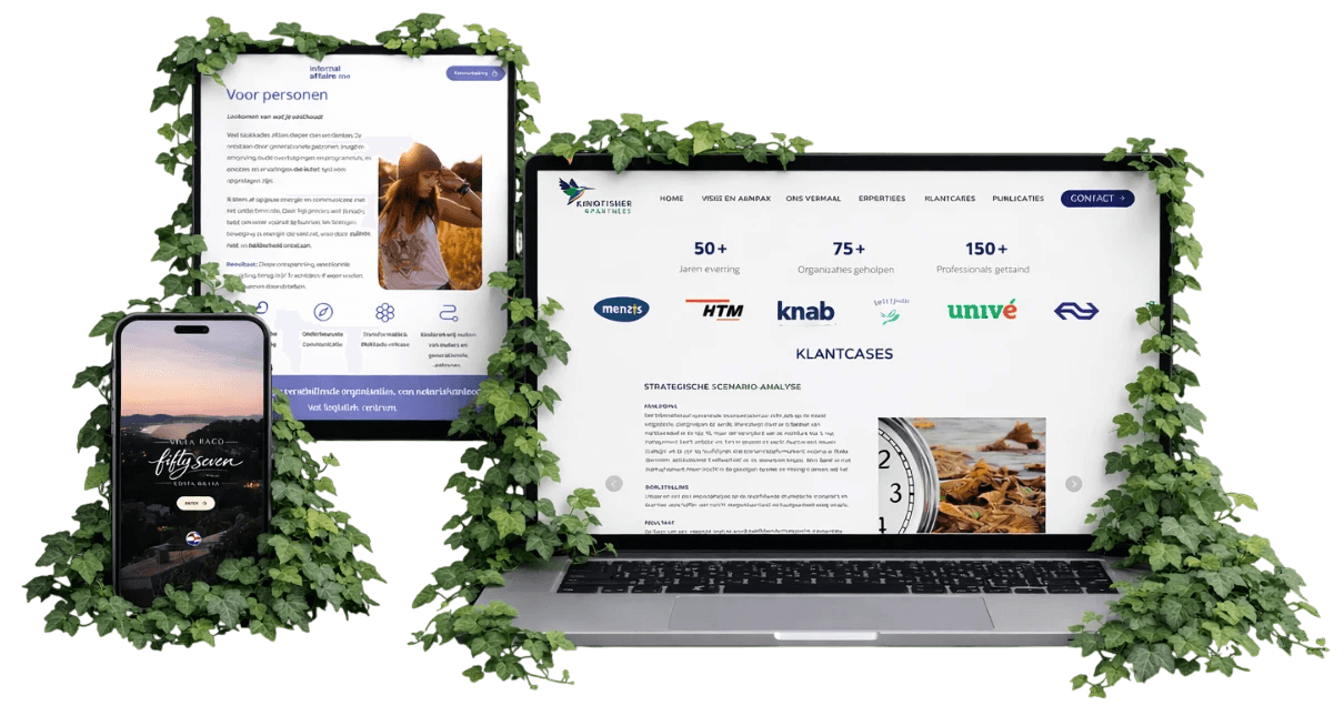 Responsive website ontwerp ontwikkeld door the horizon lab gevestigd in Nijmegen