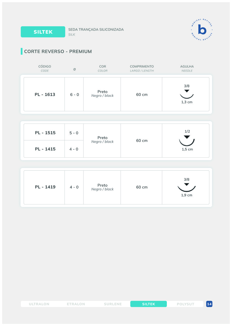Catálogo técnico Sutura Siltek