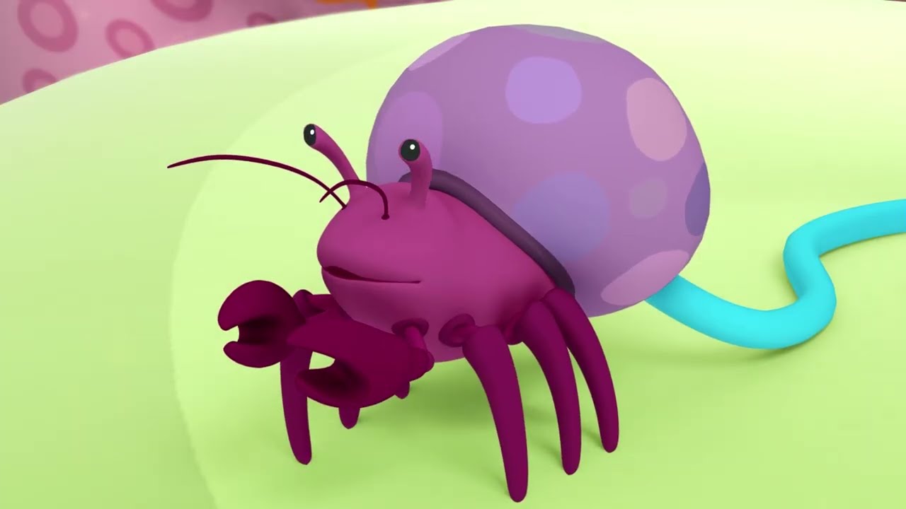 The hermit crab from the Octonauts episode The Hermit Crab.