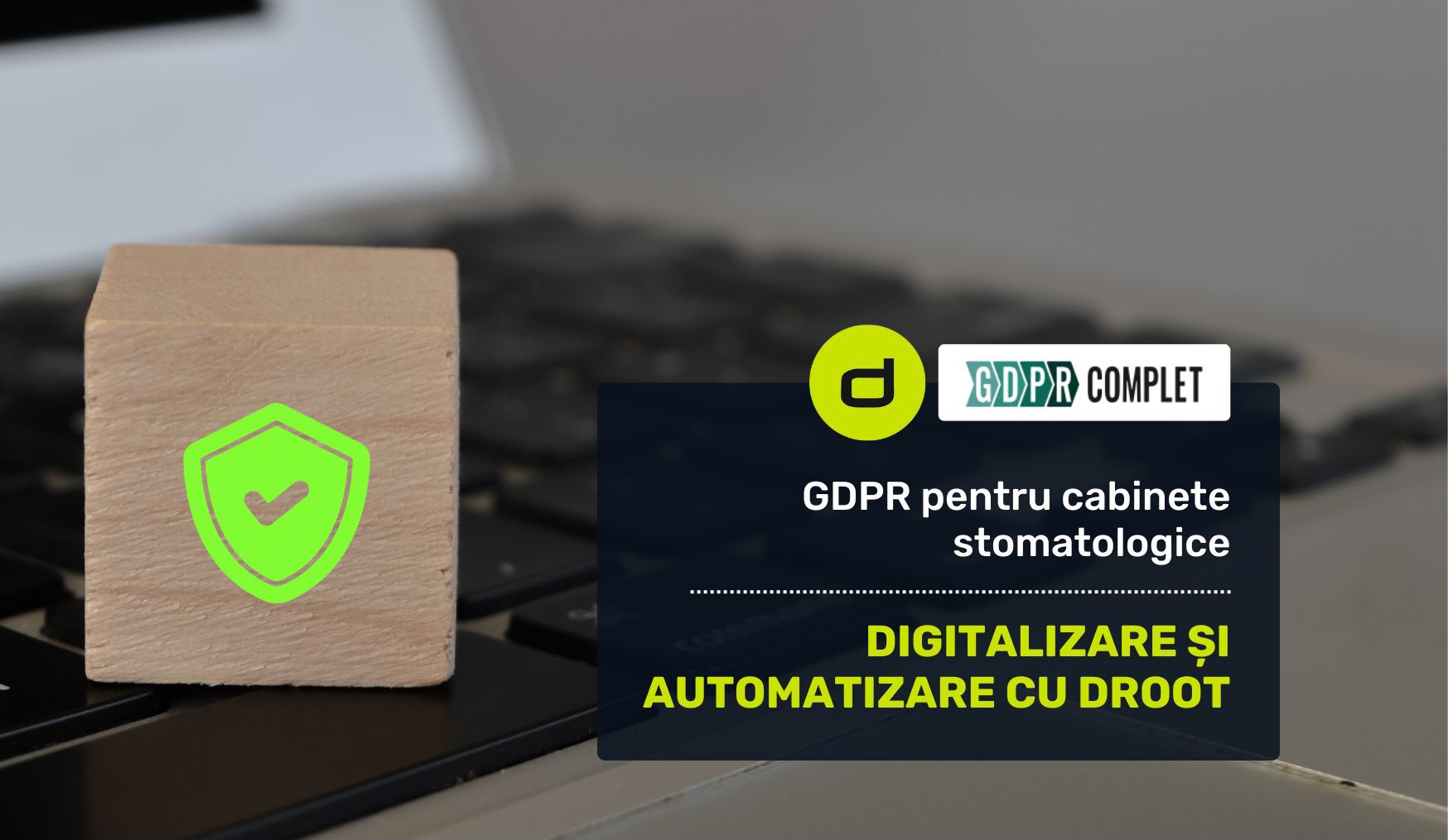 Asigură protecția datelor pacienților din cabinetul tău stomatologic cu dROOT și GDPR Complet. Simplifică implementarea GDPR prin documente actualizate, semnături electronice și automatizarea arhivării. Digitalizarea și conformitatea devin un avantaj, nu un obstacol!