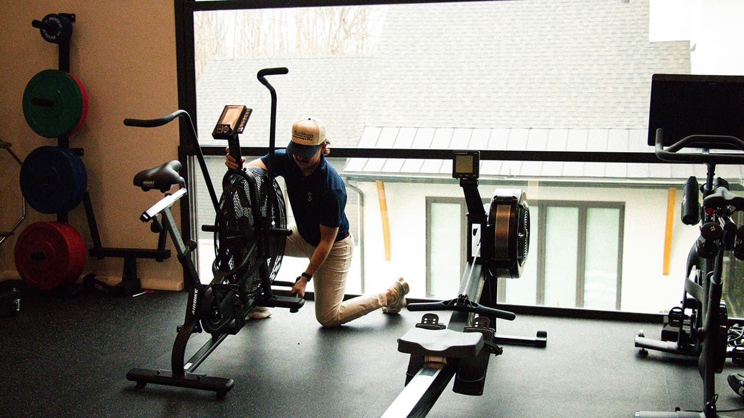 Mover in a home gym