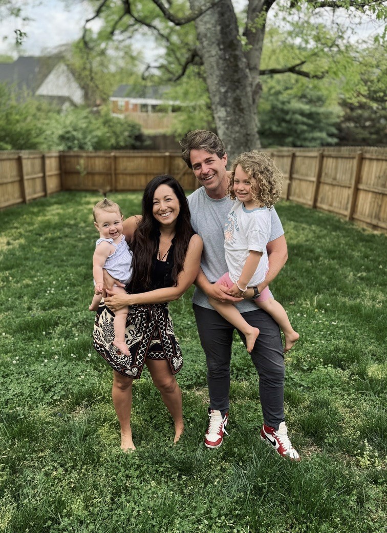 Family backyard photograph