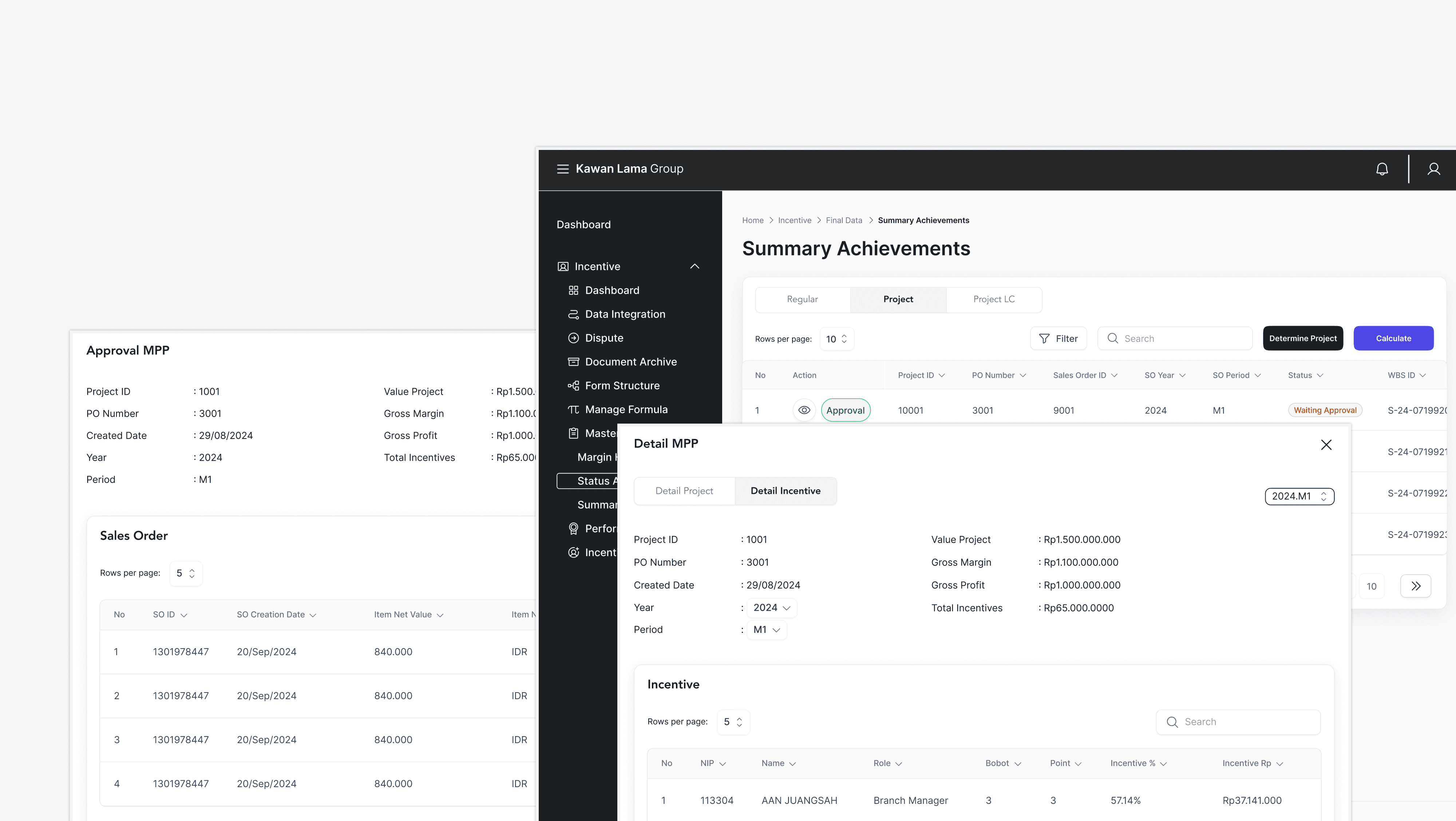 Project Achievement: Approval & Details