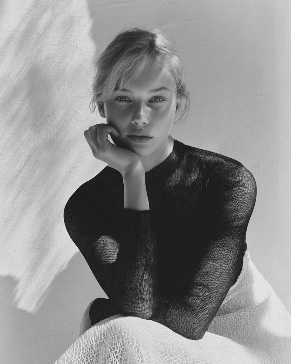 ICONIC Beauty - a woman in black and white