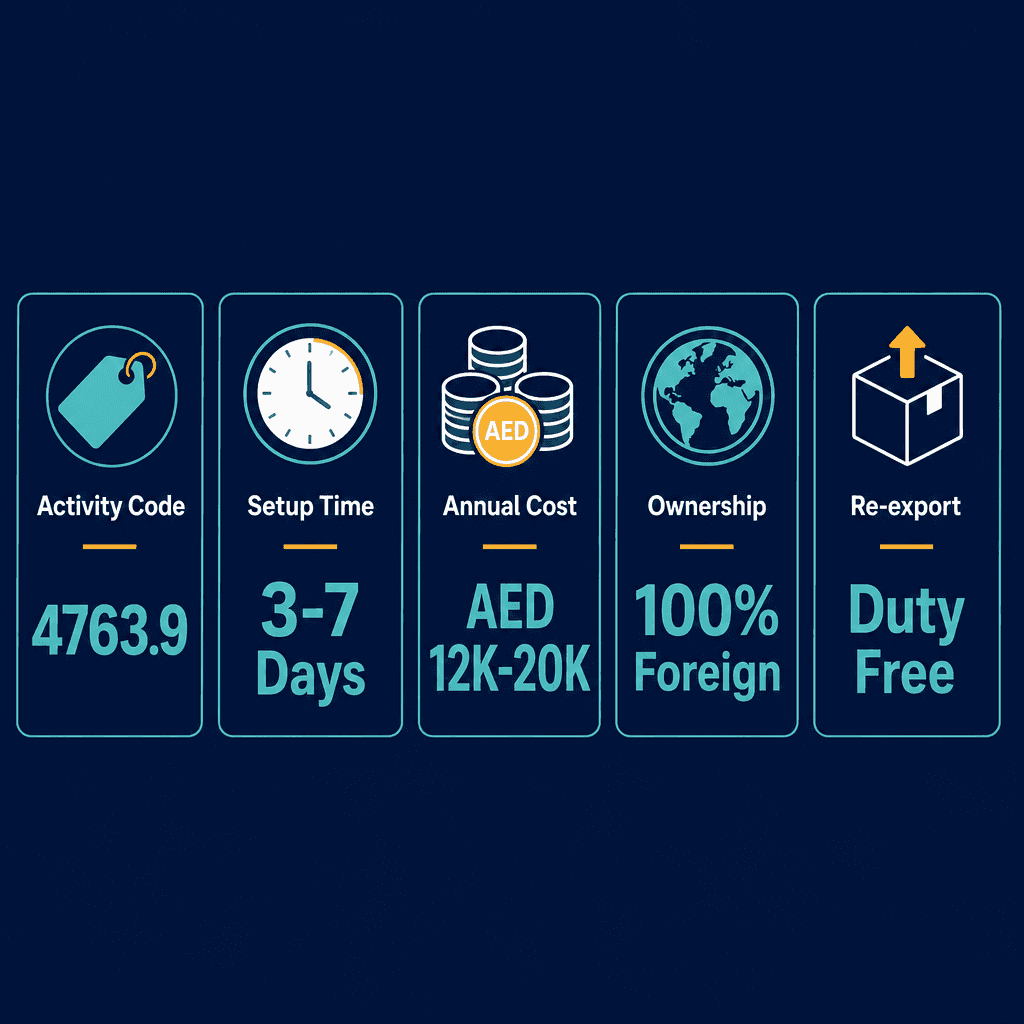 Infographic: Fishing Tackles Trading License in Dubai