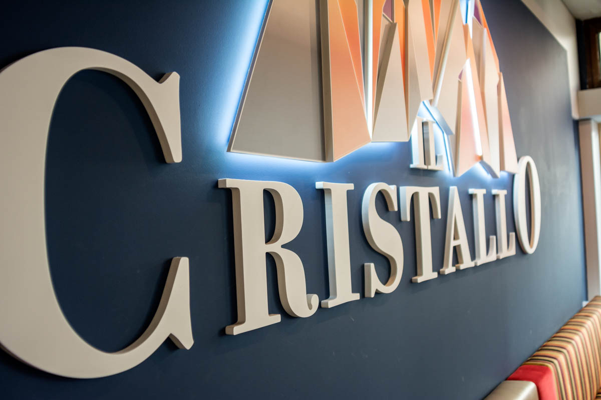 Insegna spessorata - Il Cristallo