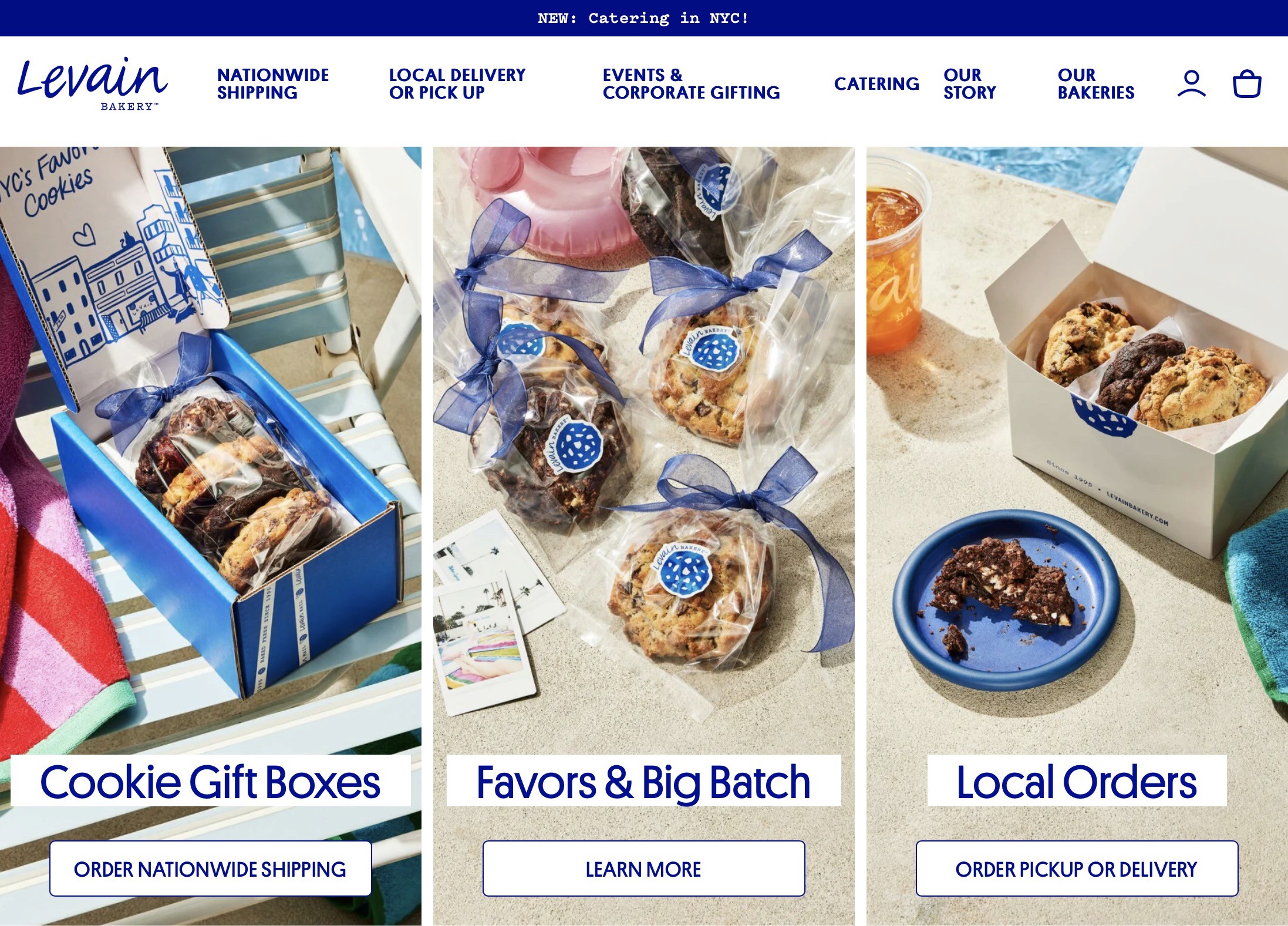 Bakery website design