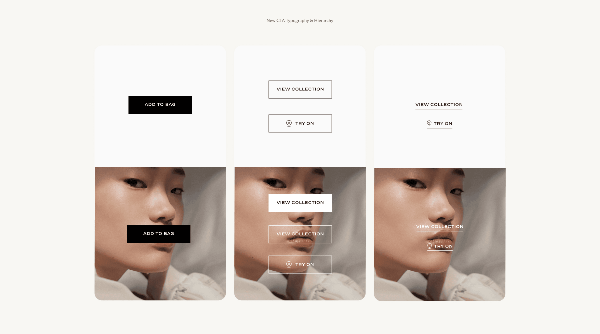 Mobile screens from the Chanel Haute Horlogerie website