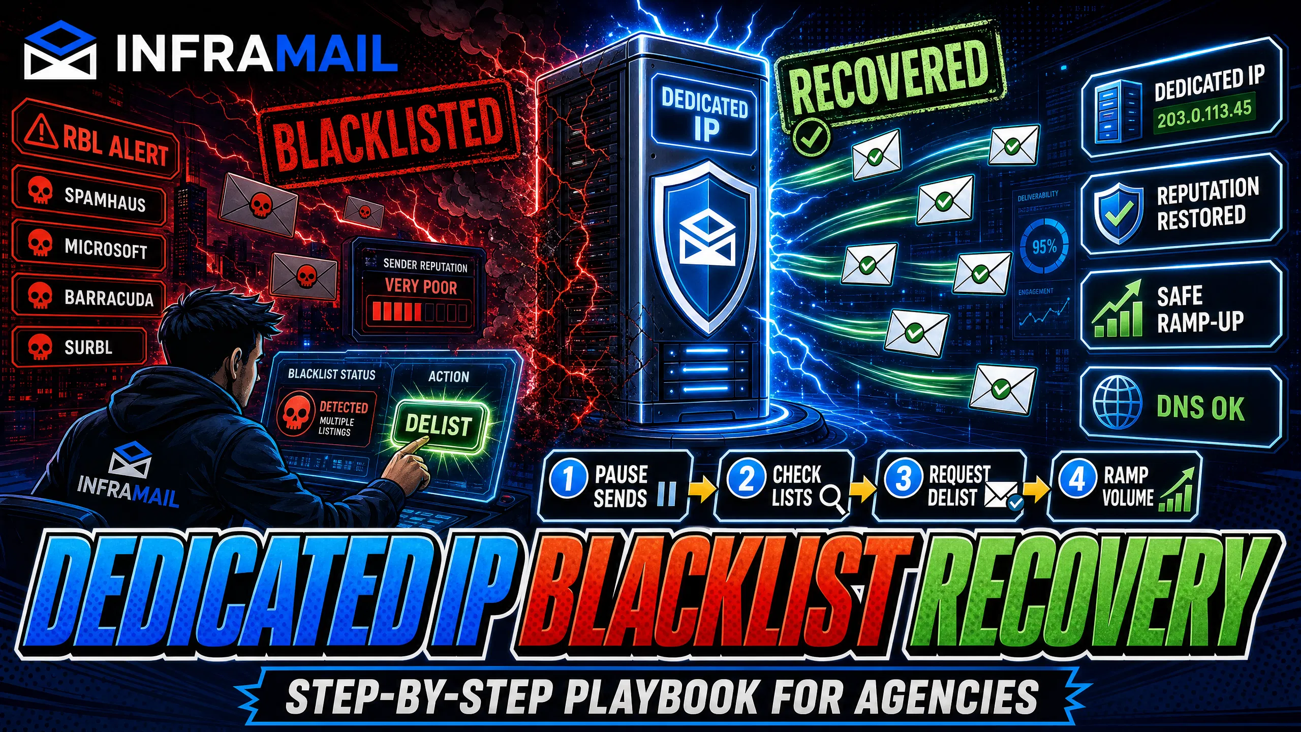Dedicated IP Blacklist Recovery: Step-by-Step Playbook for Cold Email Agencies