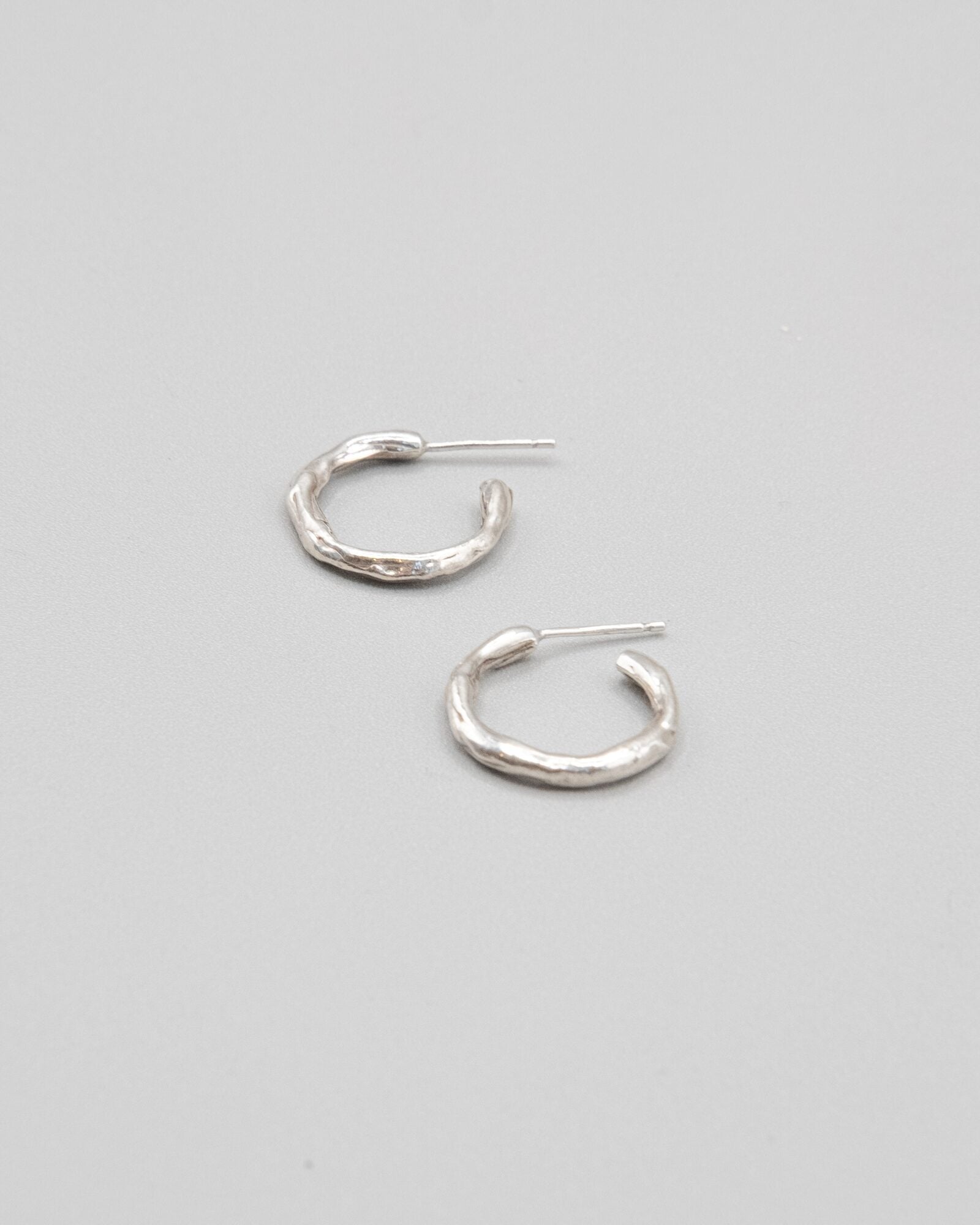 Molten Hoops Silver Mini