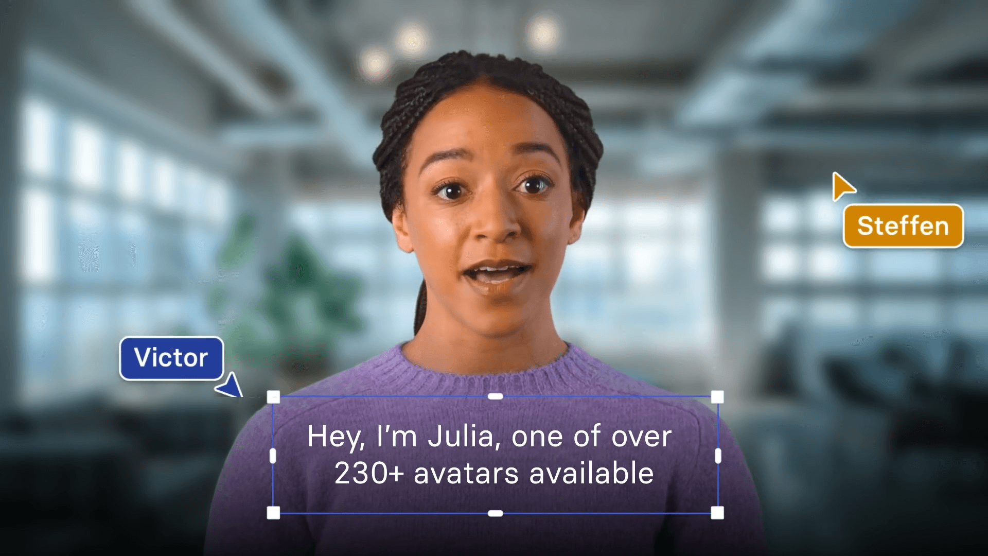 Video gemaakt met Synthesia AI met ondertiteling