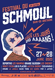 Affiche de l'édition 2023 du Festival du Schmoul