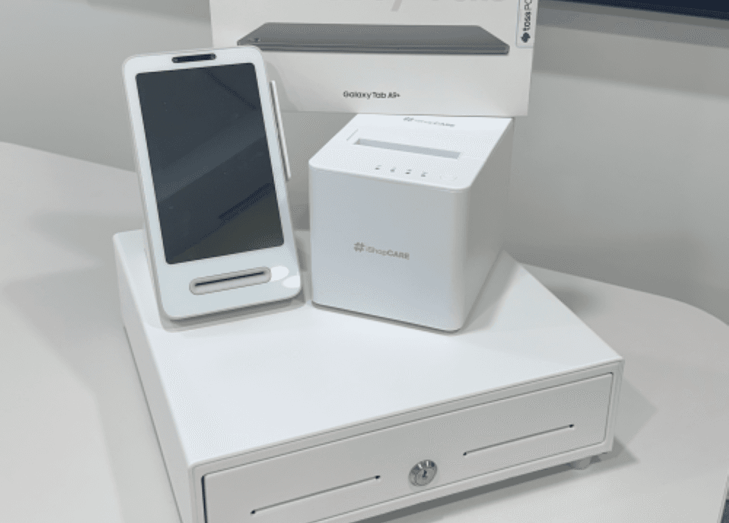 토스 태블릿 포스기 세트 실물 이미지