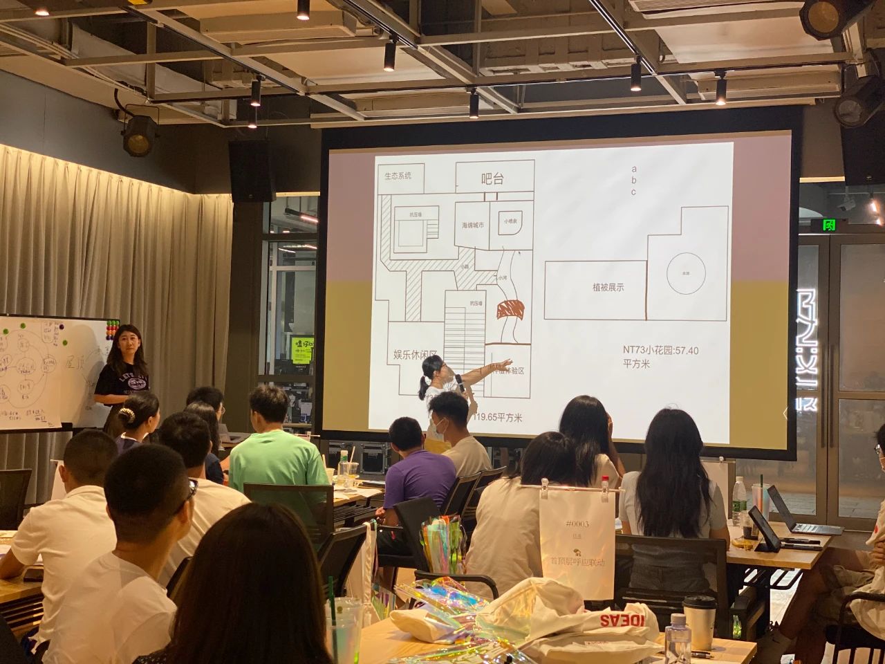 Workshop on rooftop garden brainstorming session