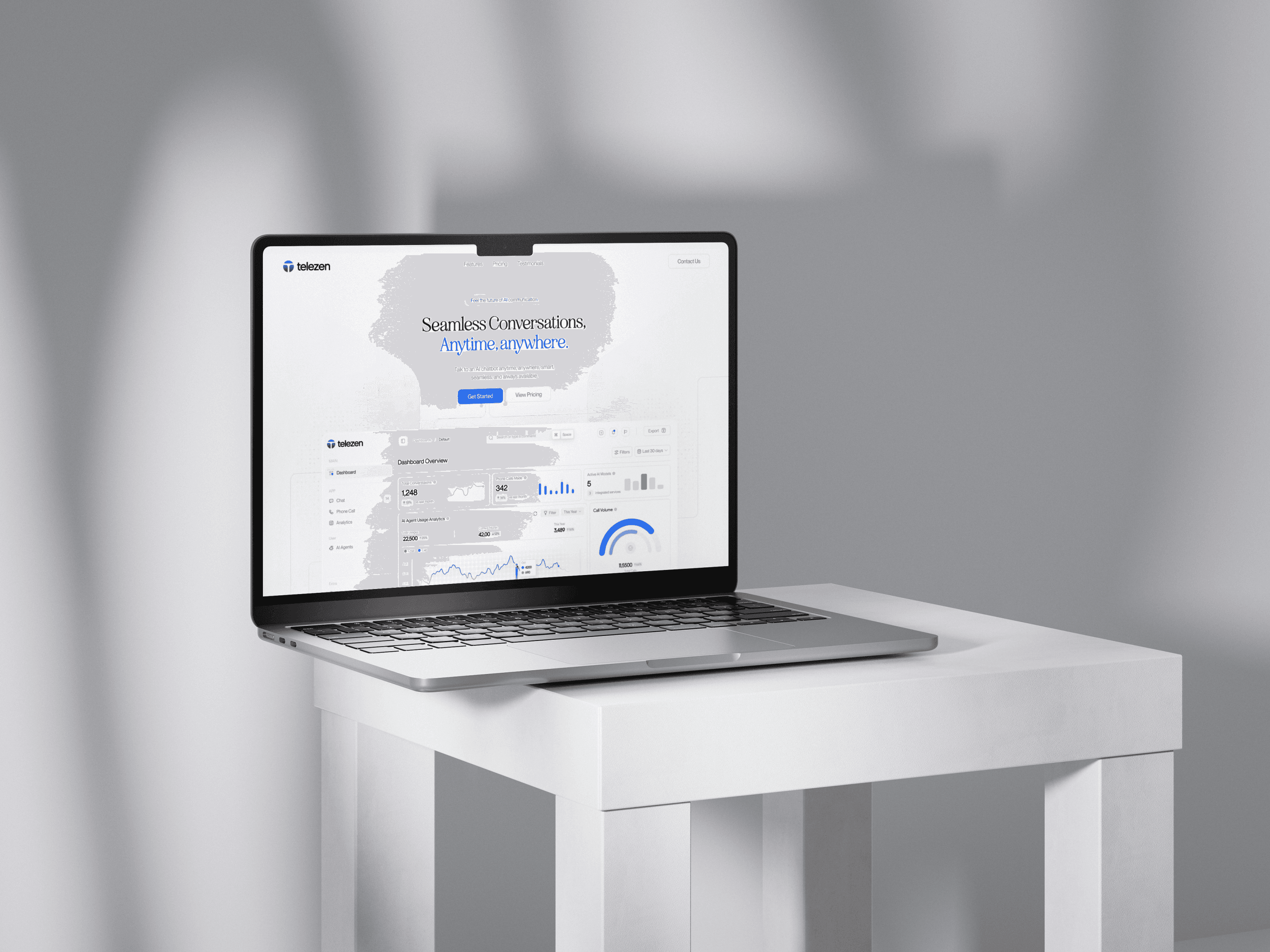 Sass Landing Page by @itsrehanraihan