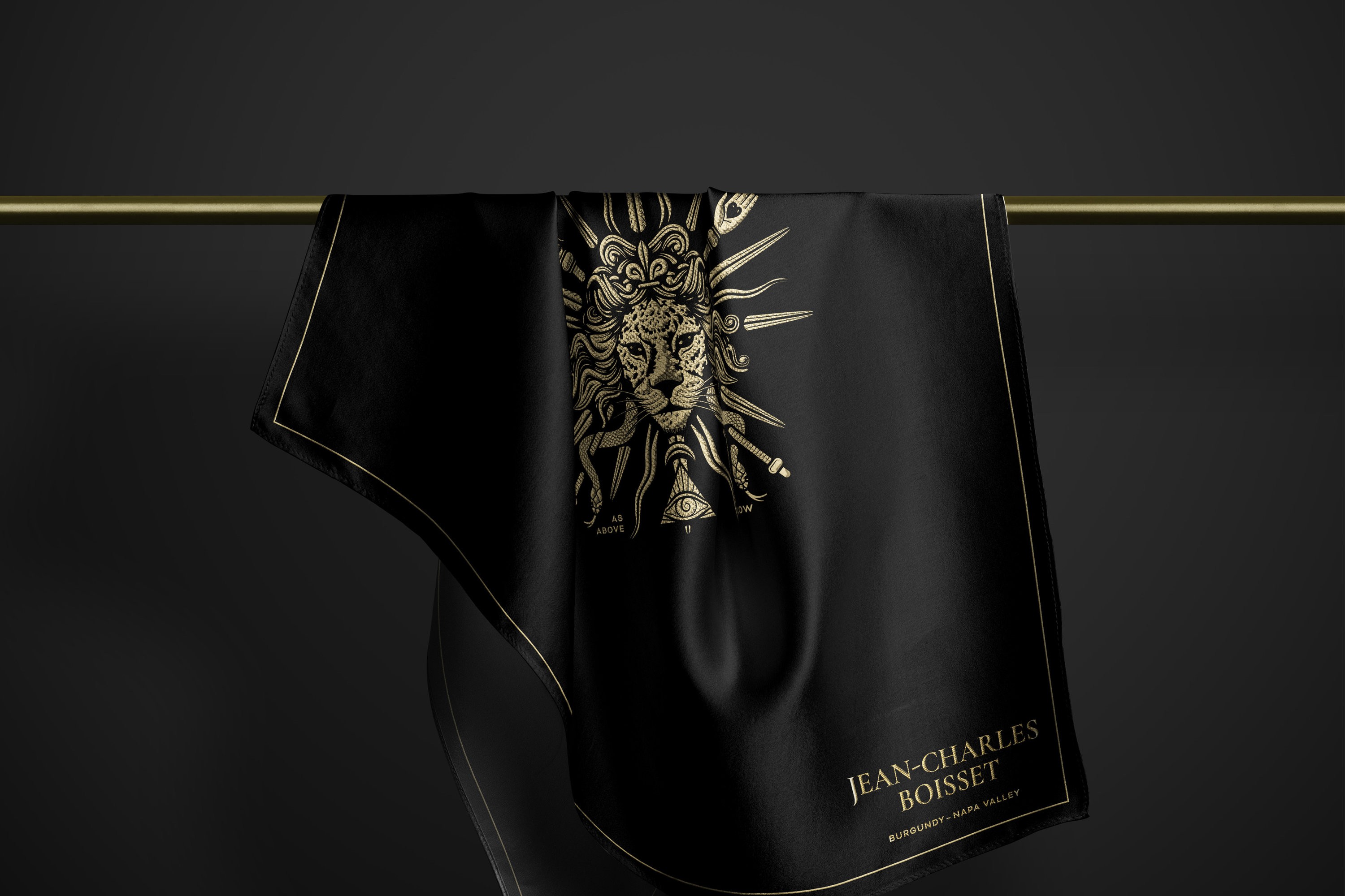 Jean-Charles Boisset Scarf design