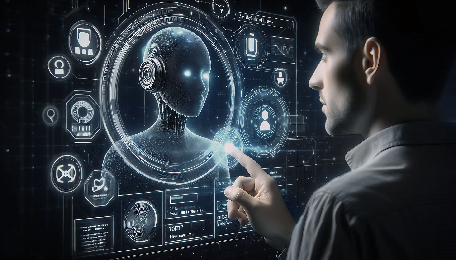 Human operator working with an intelligent agent system