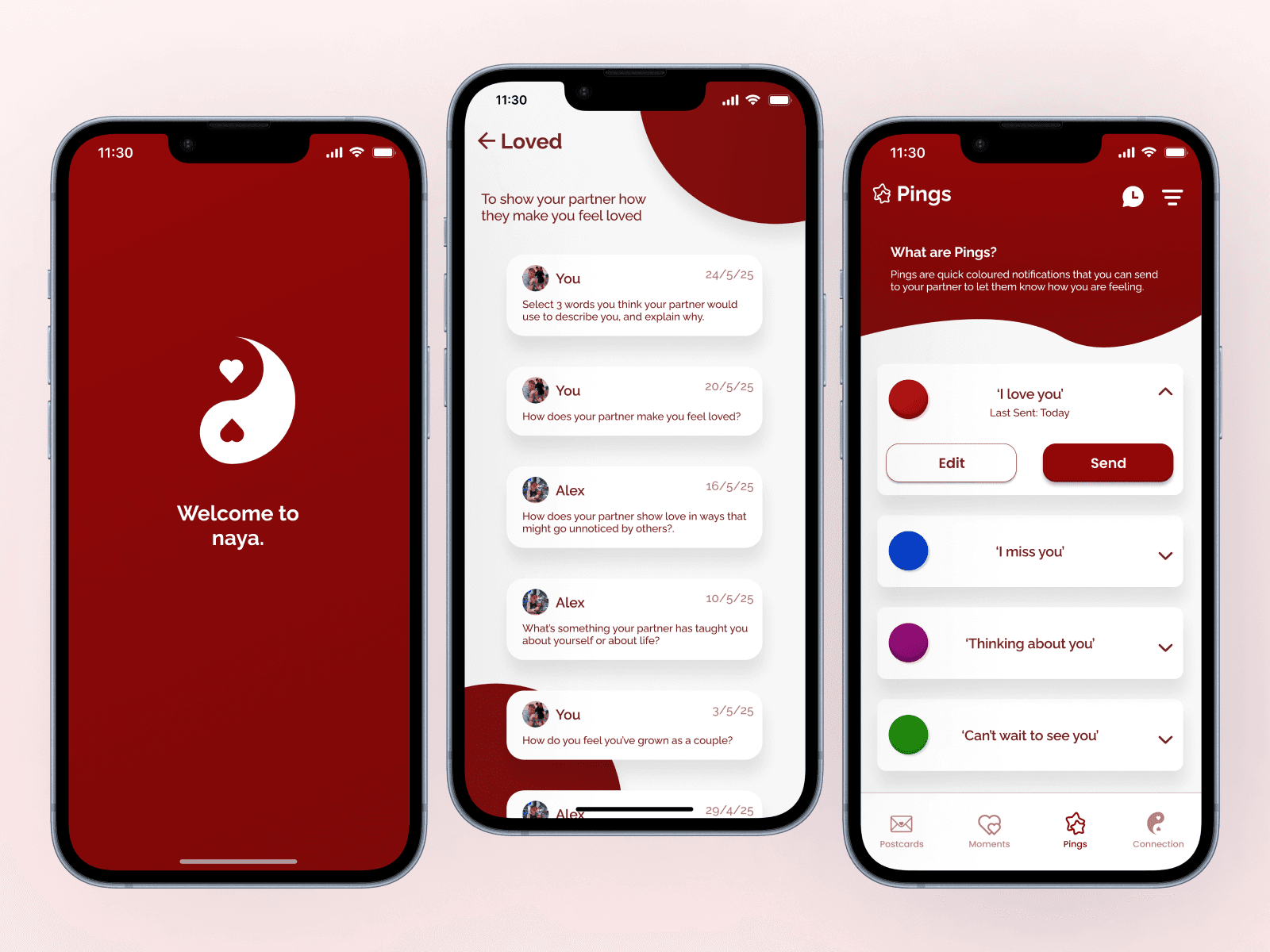 a pair of cell phones on a concrete block