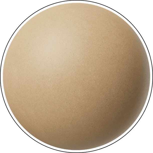 The 'Natural' finish for modular straw panels, showing a kraft paper texture.