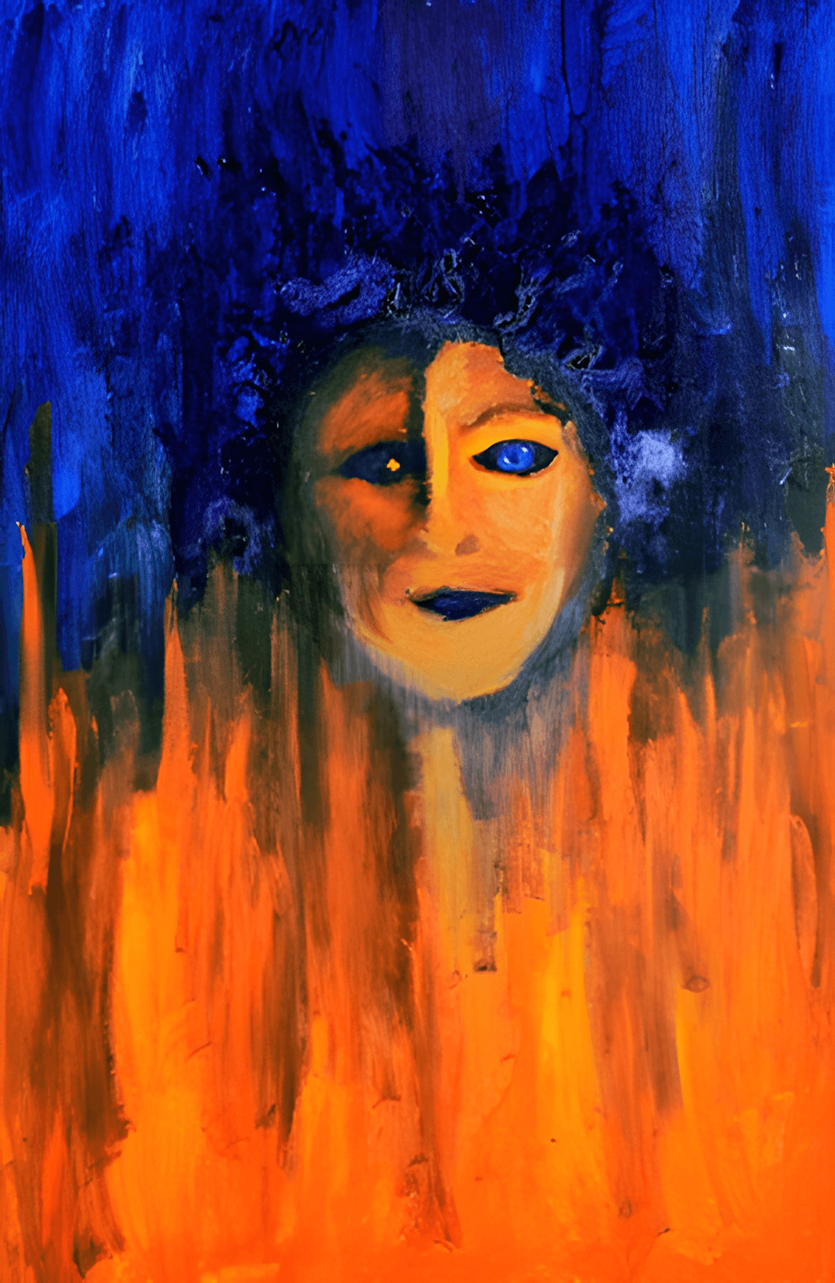 premium art poster and canvas prints, with originals available, from QART , of the artwork " You’re crazy, you need to go! "