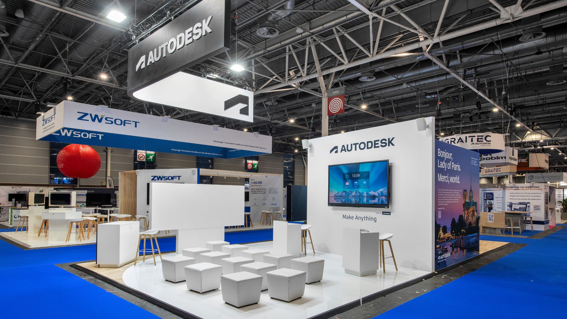 Autodesk Bimworld stand expace