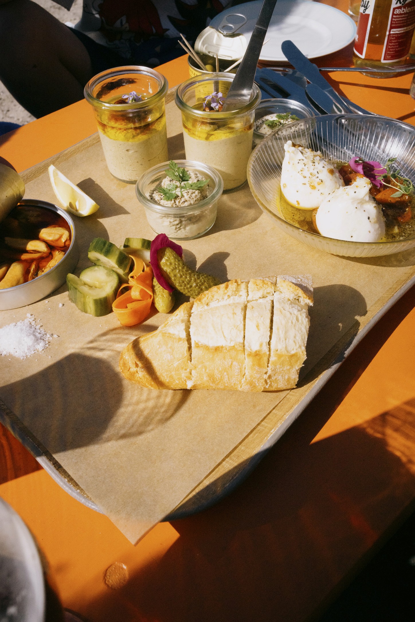 snack platter at orakel bar in anholt denmark