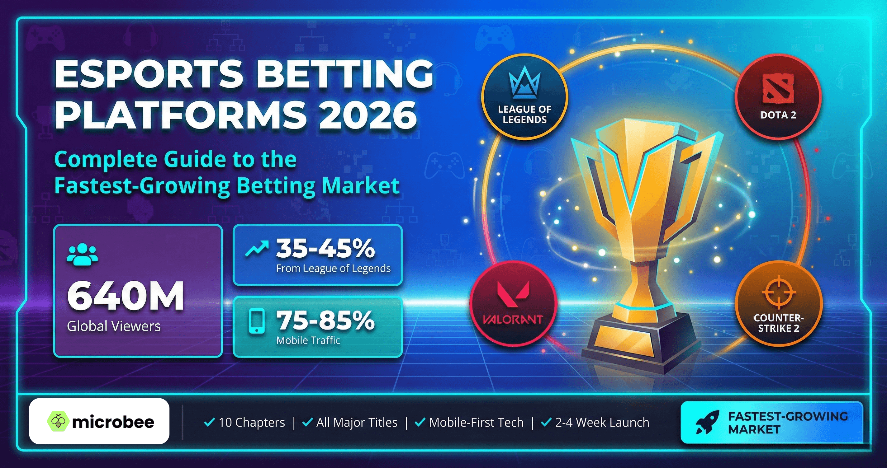 Esports Betting Platform Guide 2026 featuring League of Legends, DOTA2, Counter-Strike 2, and Valorant