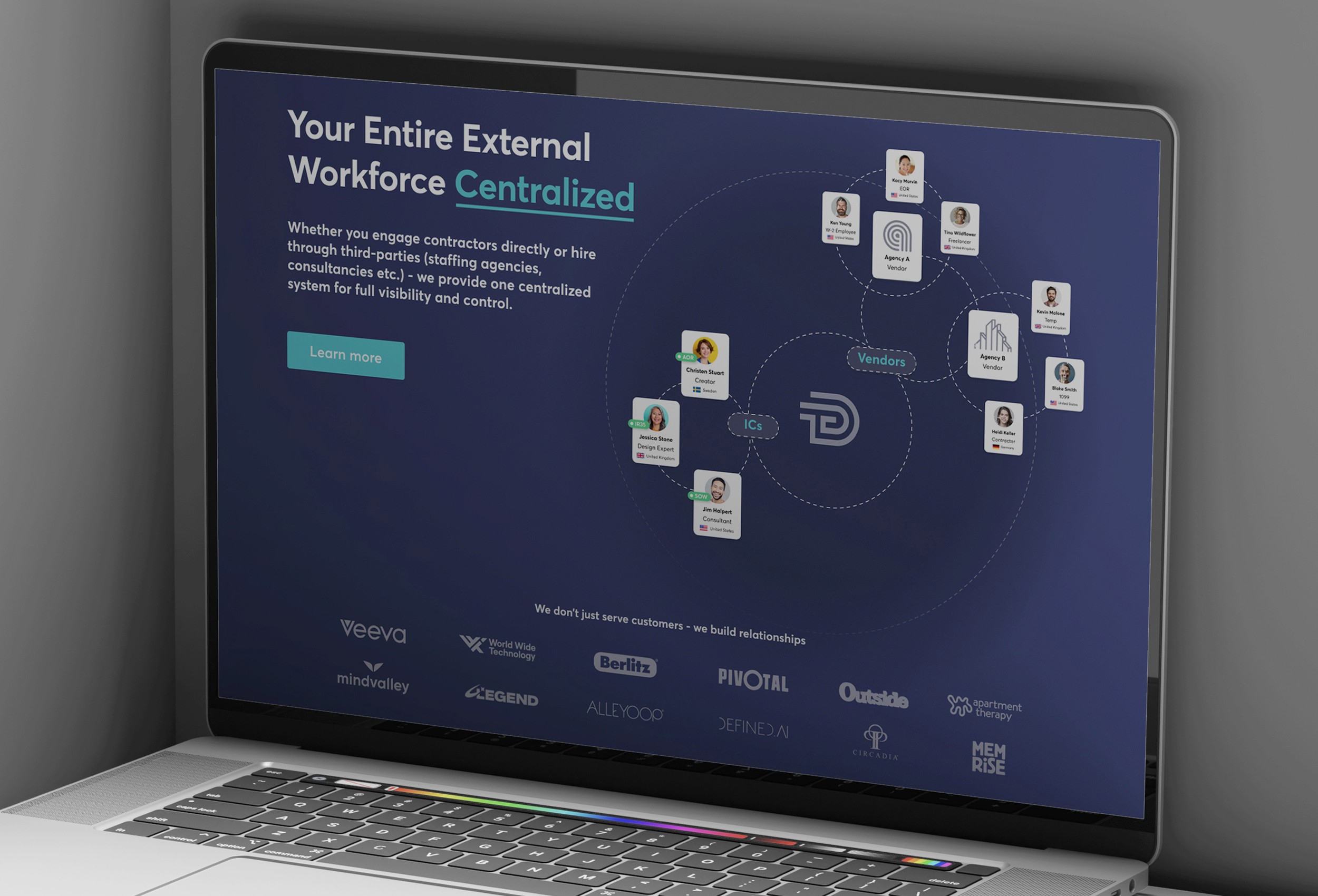 Talentdesk website design
