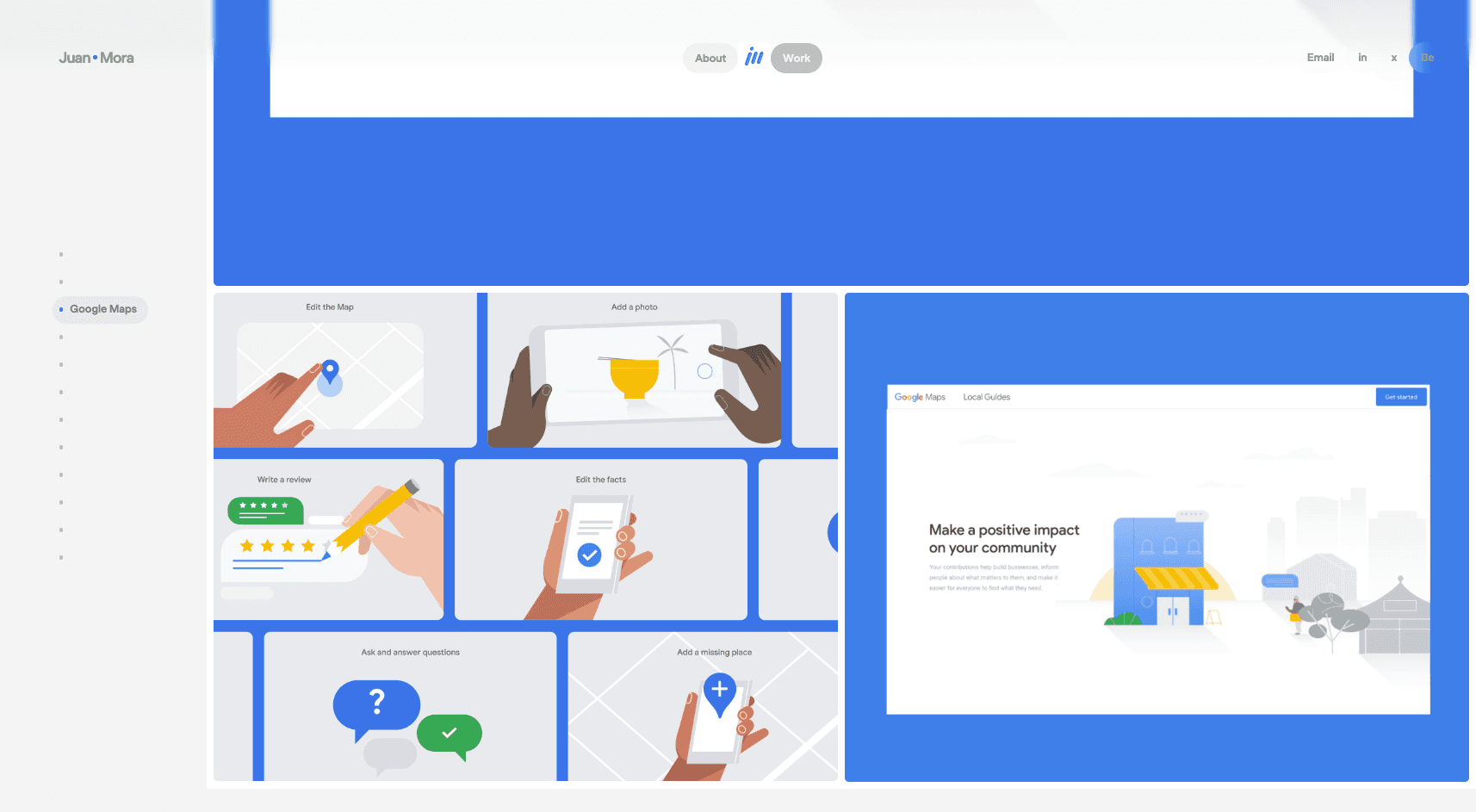 Juan Mora | Screenshot - Desktop : projet