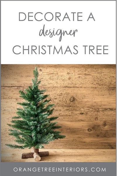 How to Decorate a Designer Christmas Tree