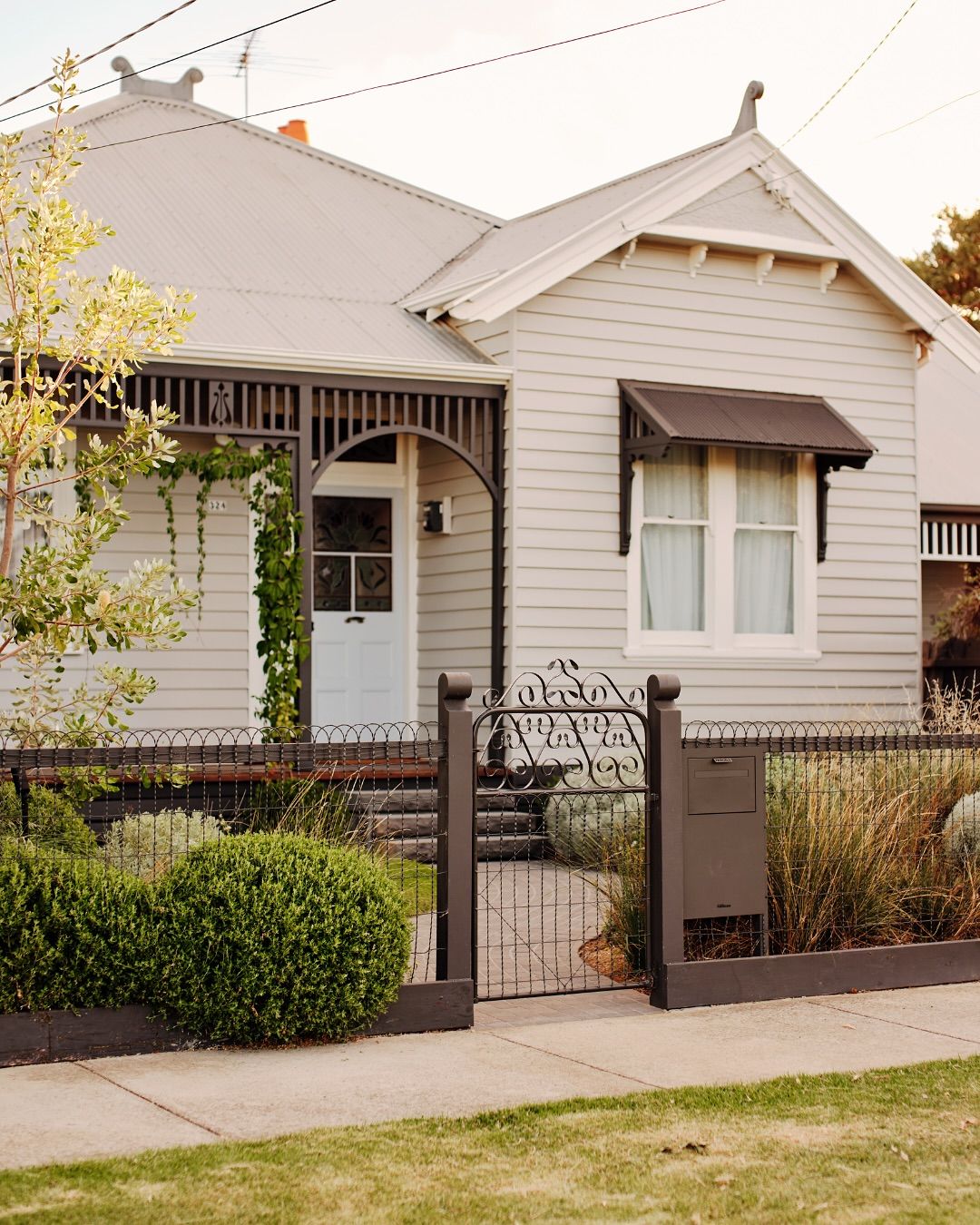 Beautiful landscaped garden with greenery and outdoor design elements.