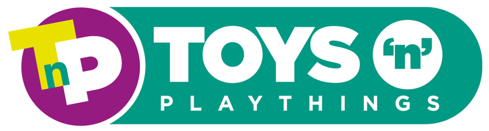 Toys n Playthings logo featuring My Triage Network’s insights on children’s mental health and play therapy.