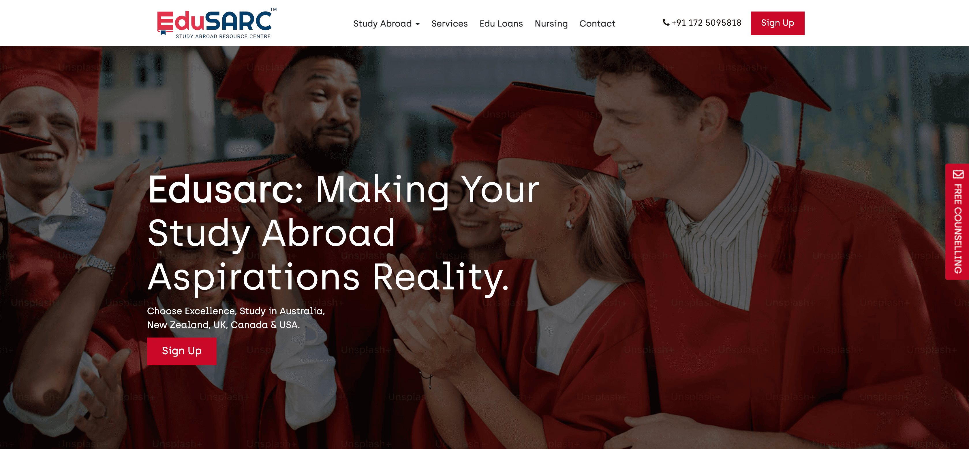 edusarc study abroad 