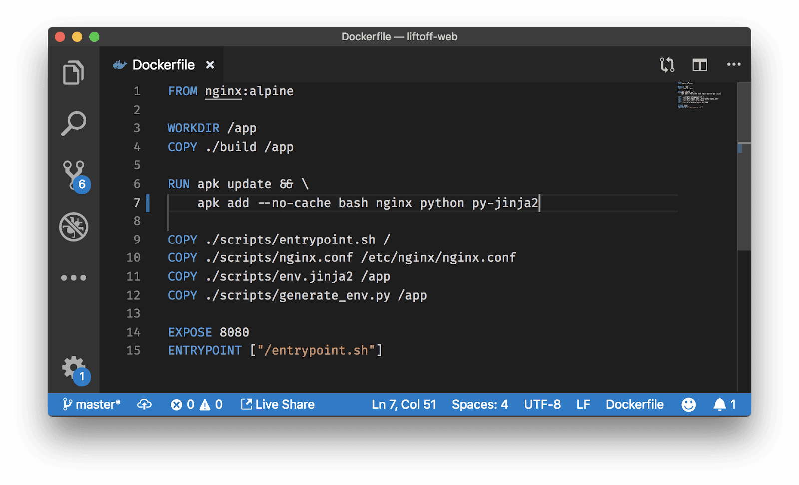 Step screenshot