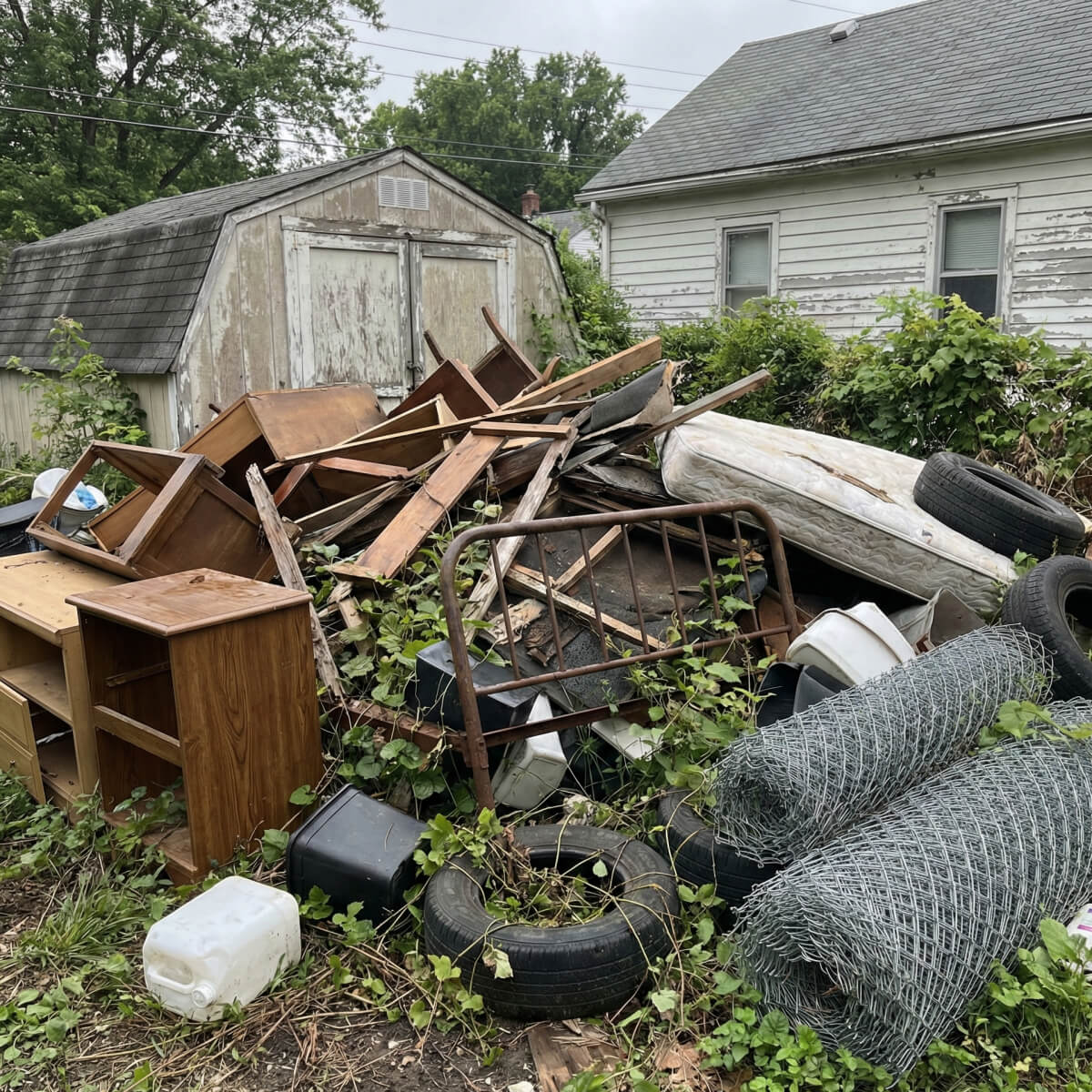 Lake City Junk Removal property cleanout