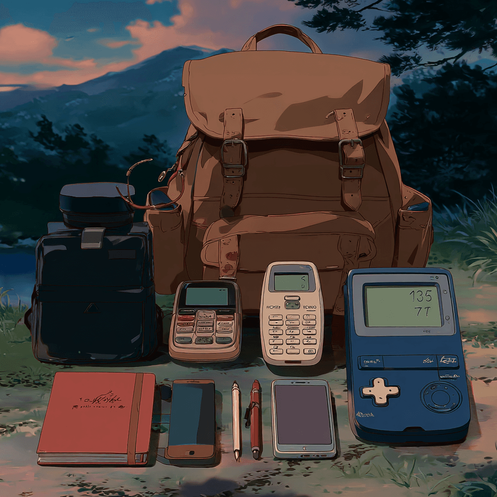 bunch of camping equipments placed on the ground