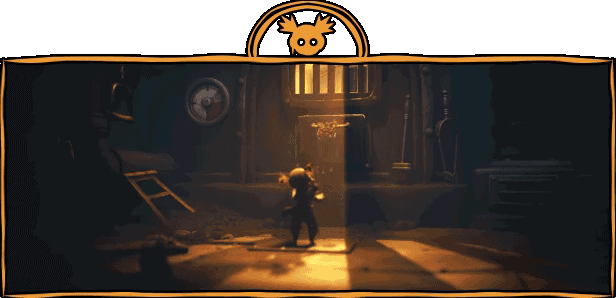 Screenshot Little Nightmares III – enfants fuyant un monstre géant sur KeyVerse Gaming
